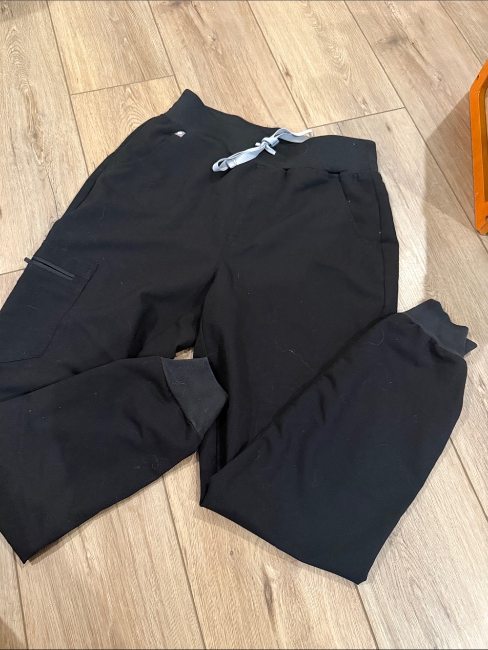 Women’s Black Jogger Pants with Drawstring Waist